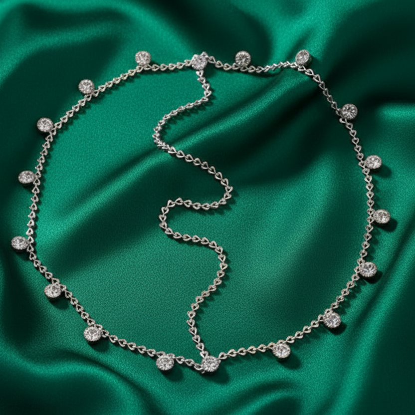 Crystal Drop Hair Chain
