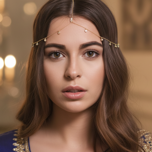 Crystal Drop Hair Chain