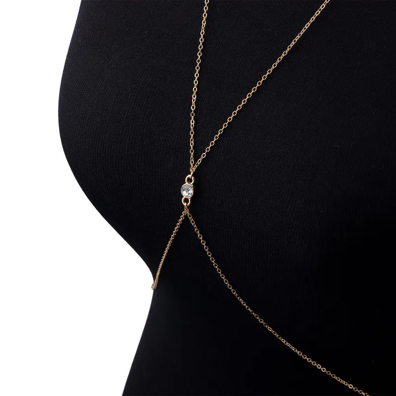 Solitaire Drape Body Chain