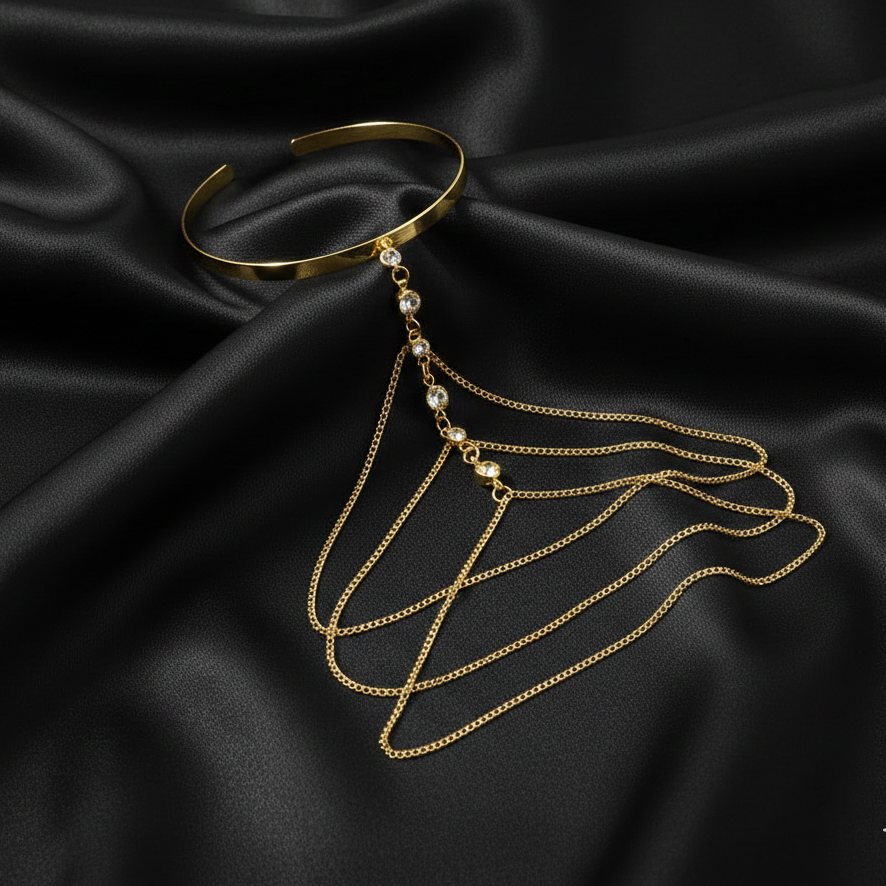 Crystal Drape Arm Band