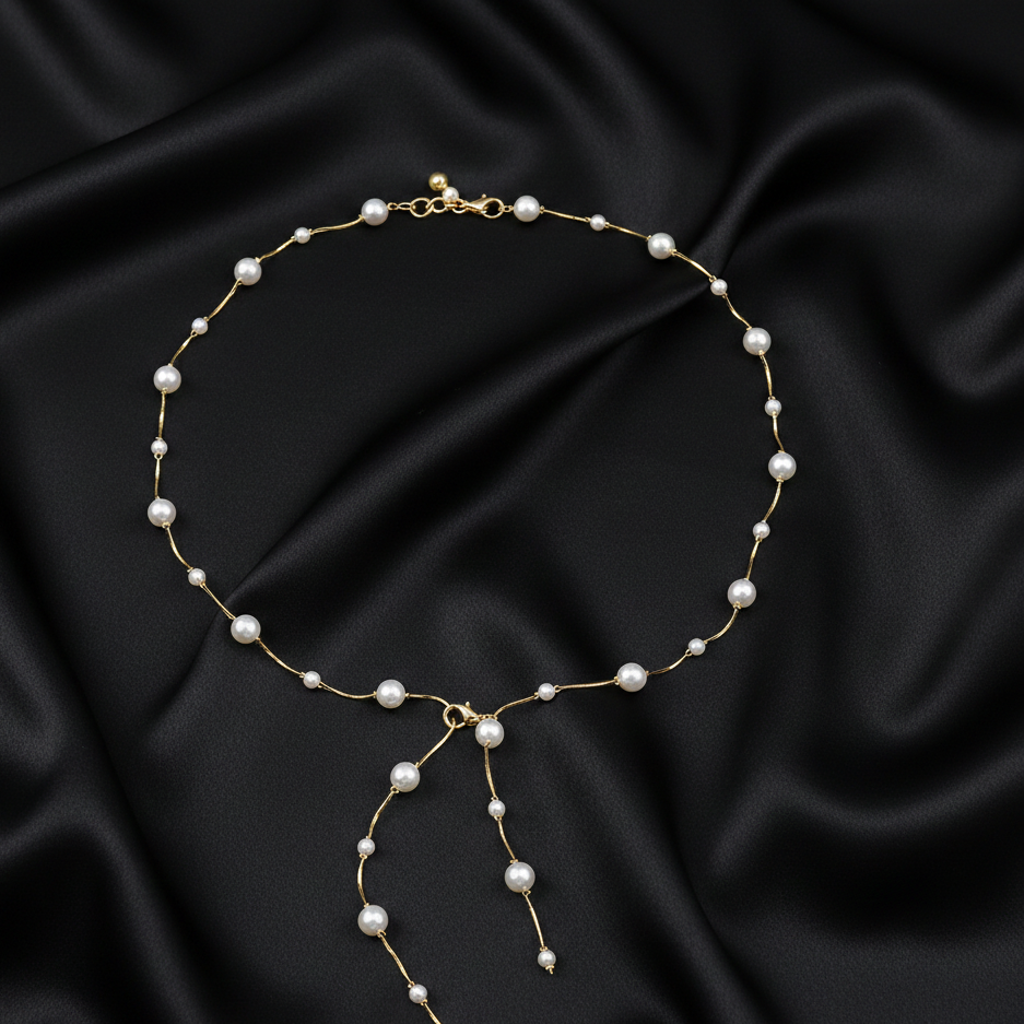 Pearl Cascade Waist Chain