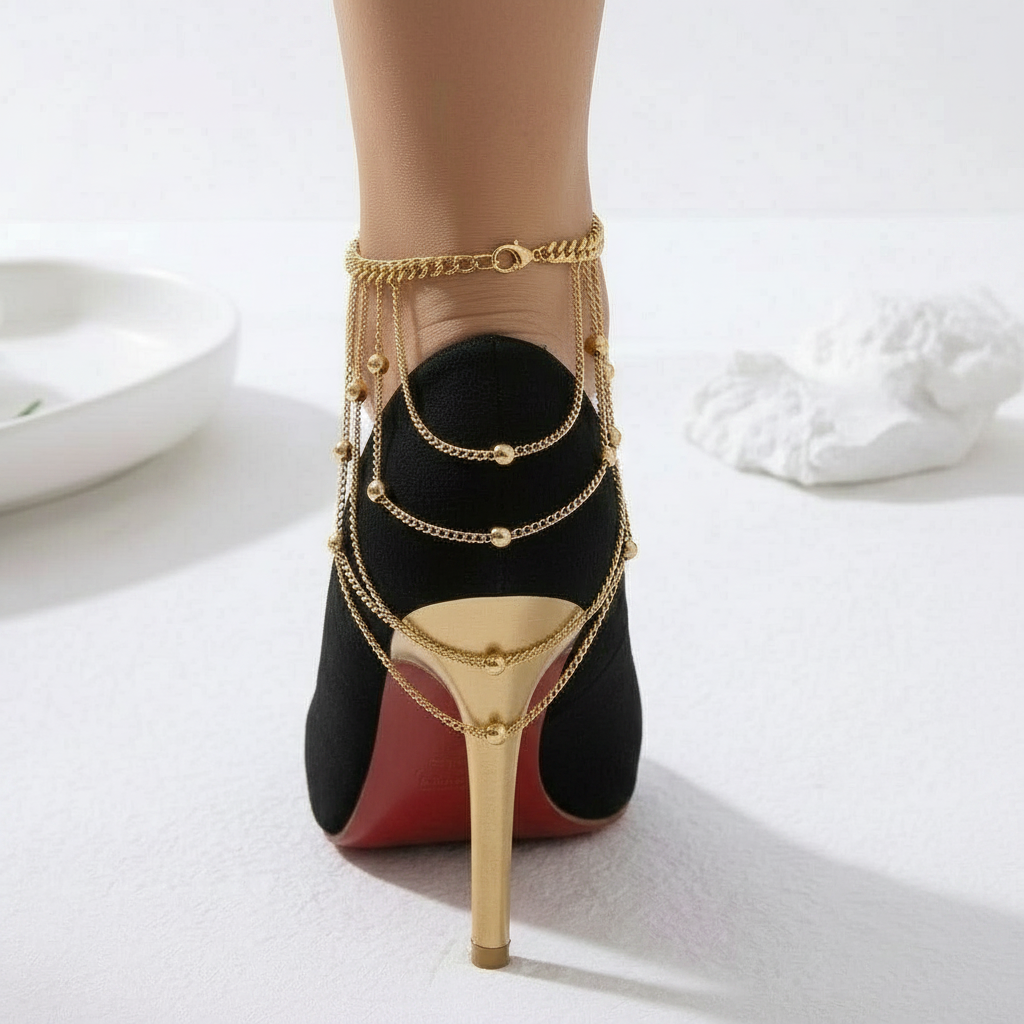 Gilded Grace Heel Chain