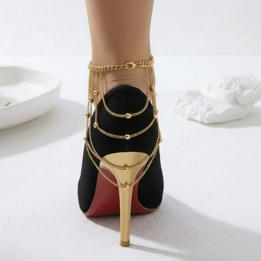 Gilded Grace Heel Chain