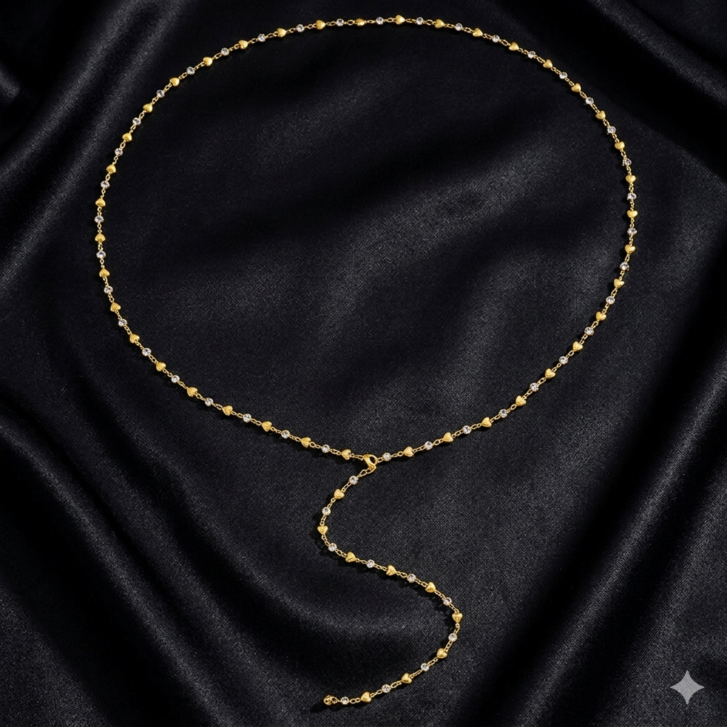 Heart Cascade Body Chain