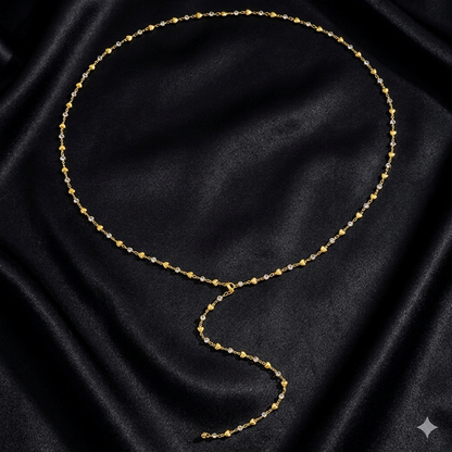 Heart Cascade body chain by ReevaTara, worn four ways