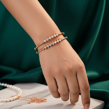 Starlit Grace Bangles (Set of 2)
