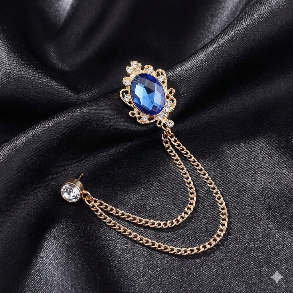 Majestic Midnight Brooch