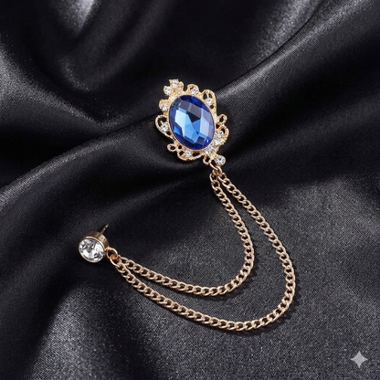 Majestic Midnight Brooch
