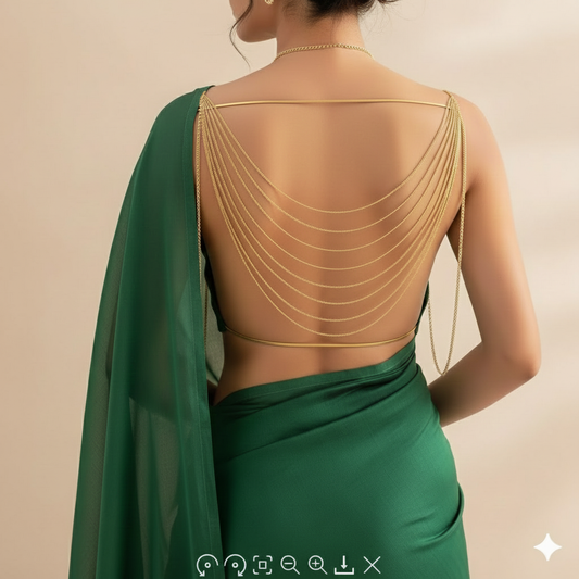 Golden Drape Body Chain