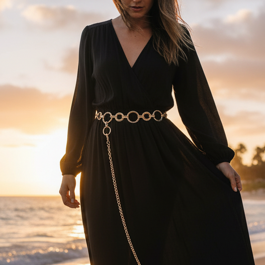 Interlaced Loop Waist Chain