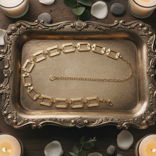 GeoLink Metallic Waist Chain
