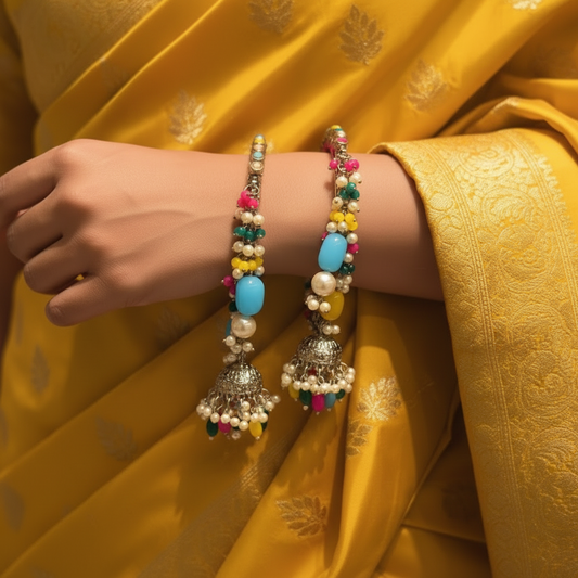 Mehfil Multicolour Jhumki Bangles