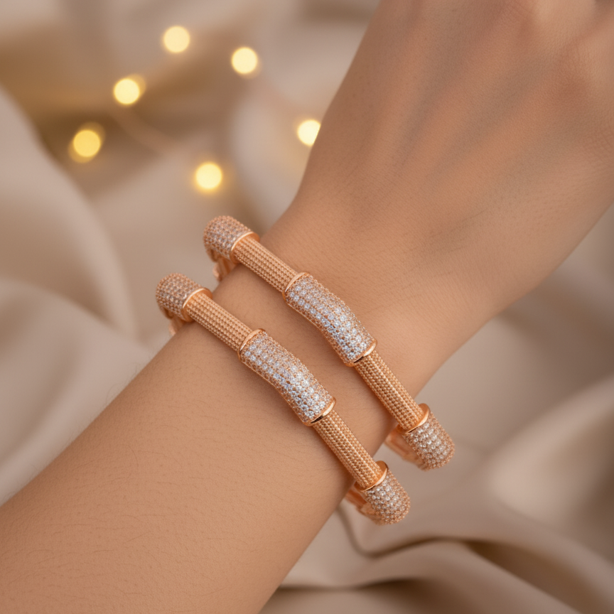 Regal Glow Bangles (Set of 2)