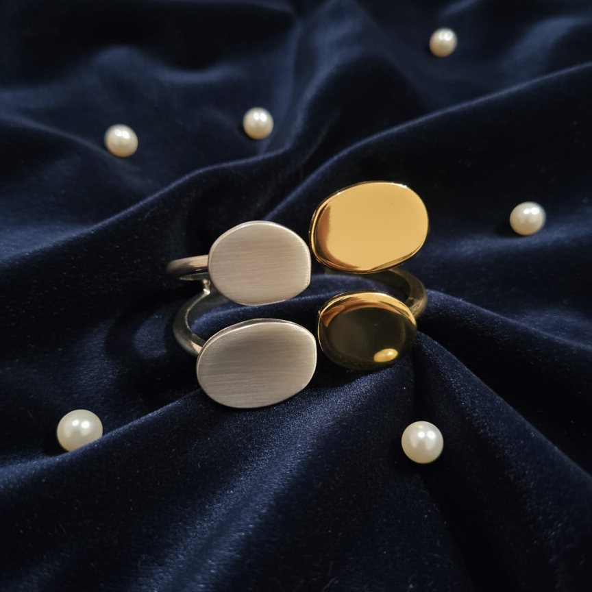 Dual Aura Disc Cuffs