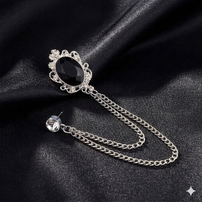 Majestic Midnight Brooch