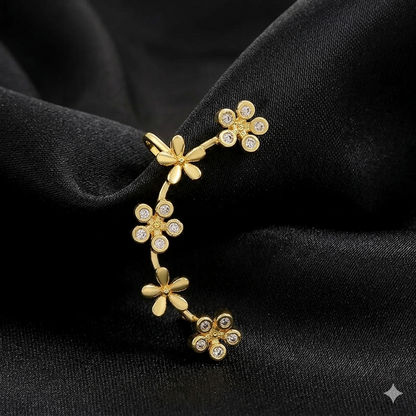 Flora Glint Ear Cuff