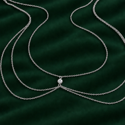Solitaire Drape Body Chain