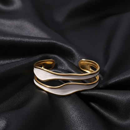Pearl Wave Teen Cuff Bracelet