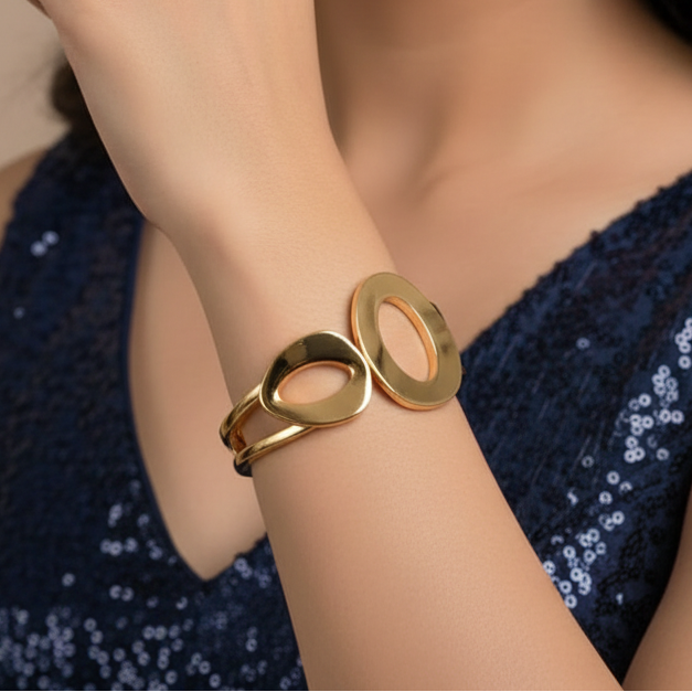 Luxe Orbit Teen Cuff Bracelet