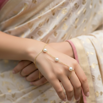 Pearl Grace Hand Chain