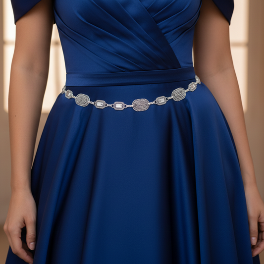 Silver Mirage Waist Chain