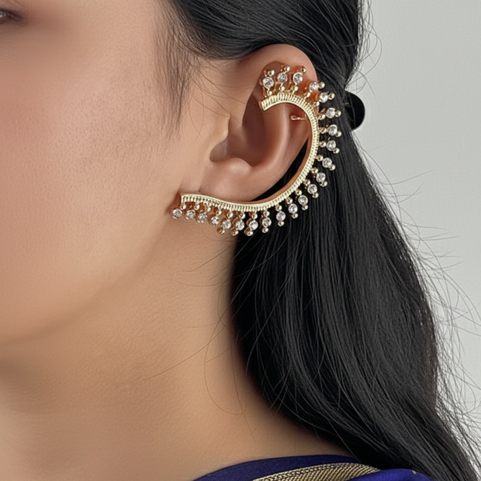 Celeste Crystal Ear Cuff