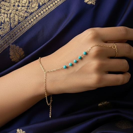 Turquoise Whisper Hand Chain