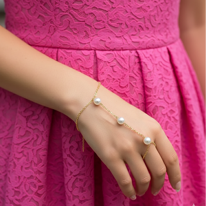 Pearl Grace Hand Chain