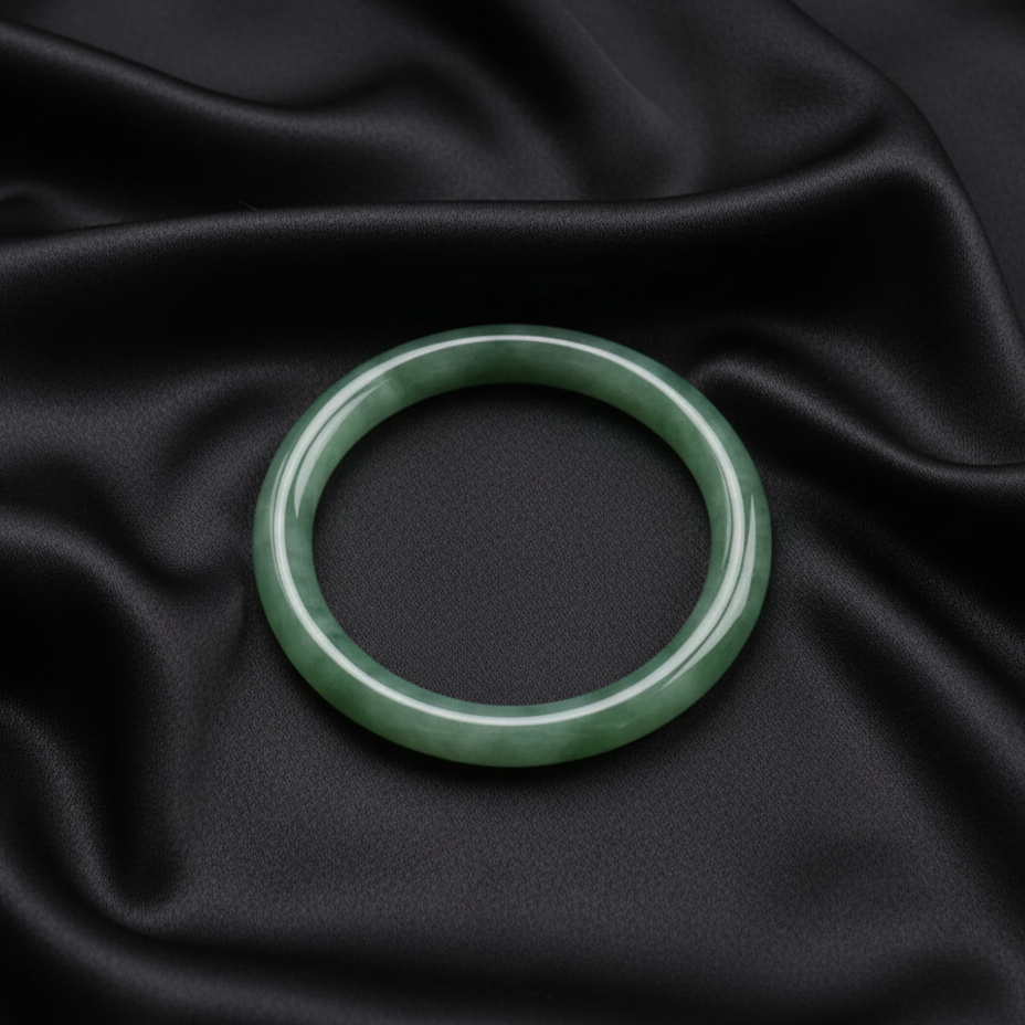 Mint Glow Teen Acrylic Bangle