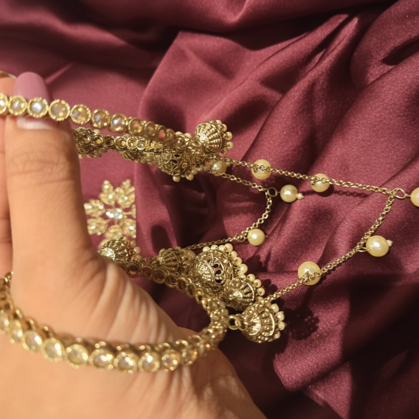 Royal Jhumki Kundan Bangles