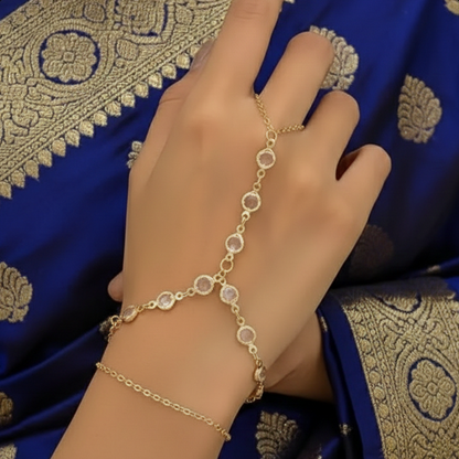 Crystal Aura Hand Chain
