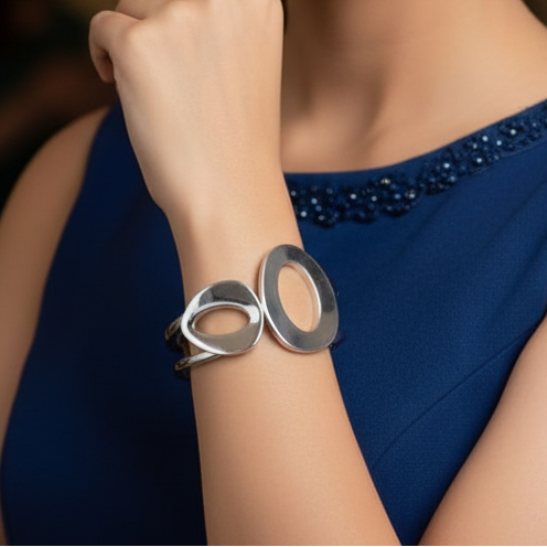 Luxe Orbit Teen Cuff Bracelet