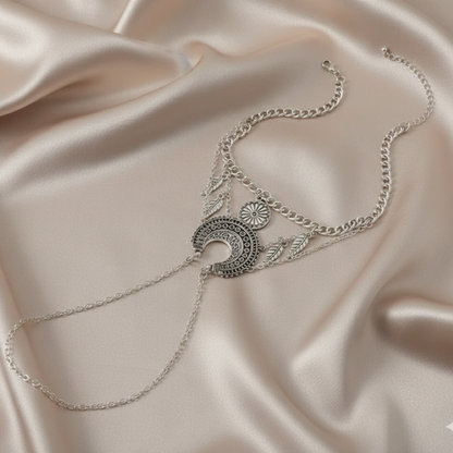 Boho Crescent Charm Arm Band