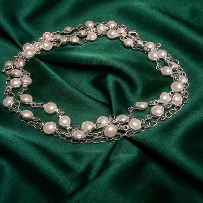 Opal Pearl Kamarbandh Waist Chain