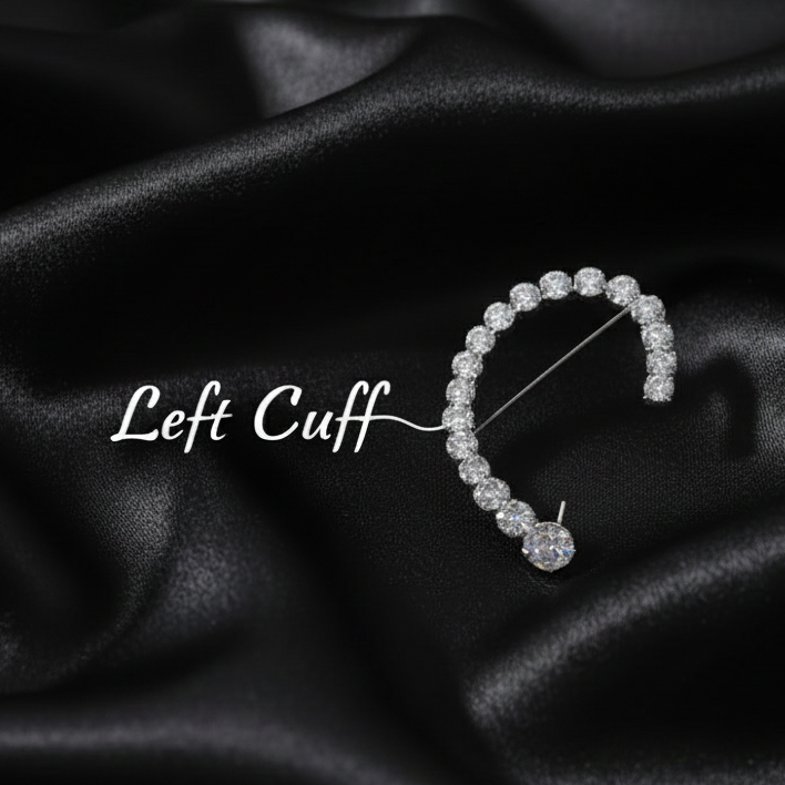 Regal Radiance Bridal Ear Cuff