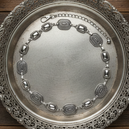 Silver Mirage Kamarbandh Waist Chain