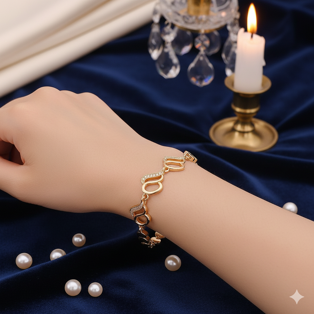 Heartline Infinity Bracelet