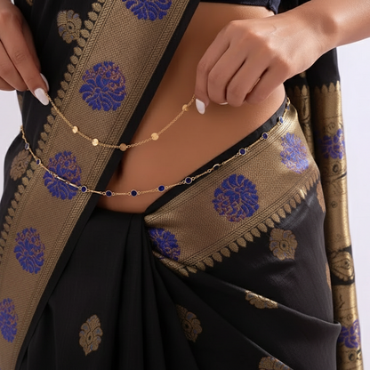 Blue Midnight 2-Piece Kamarbandh Waist Chain
