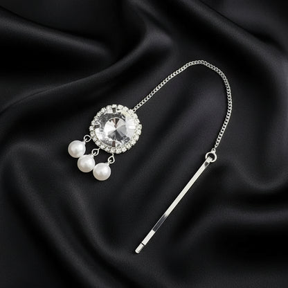 Royal Pearl Drop Maang Chain