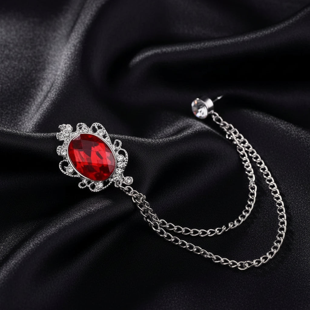 Majestic Midnight Brooch