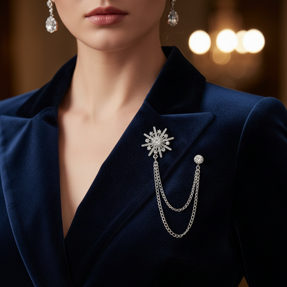 Celeste Chain Brooch