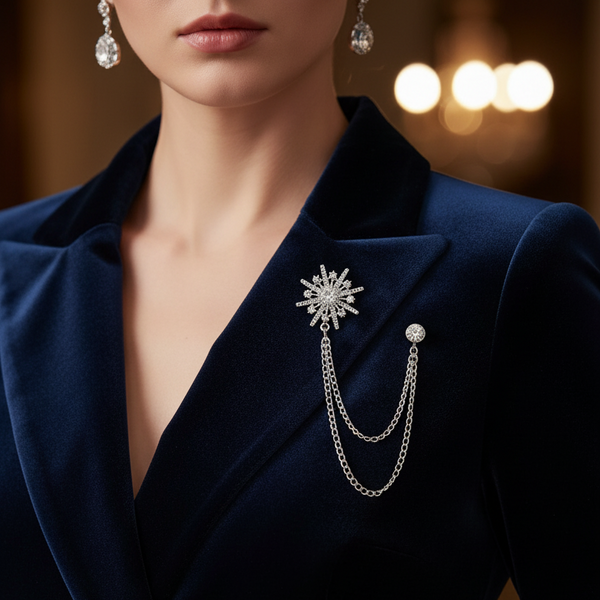 Celeste Chain Brooch