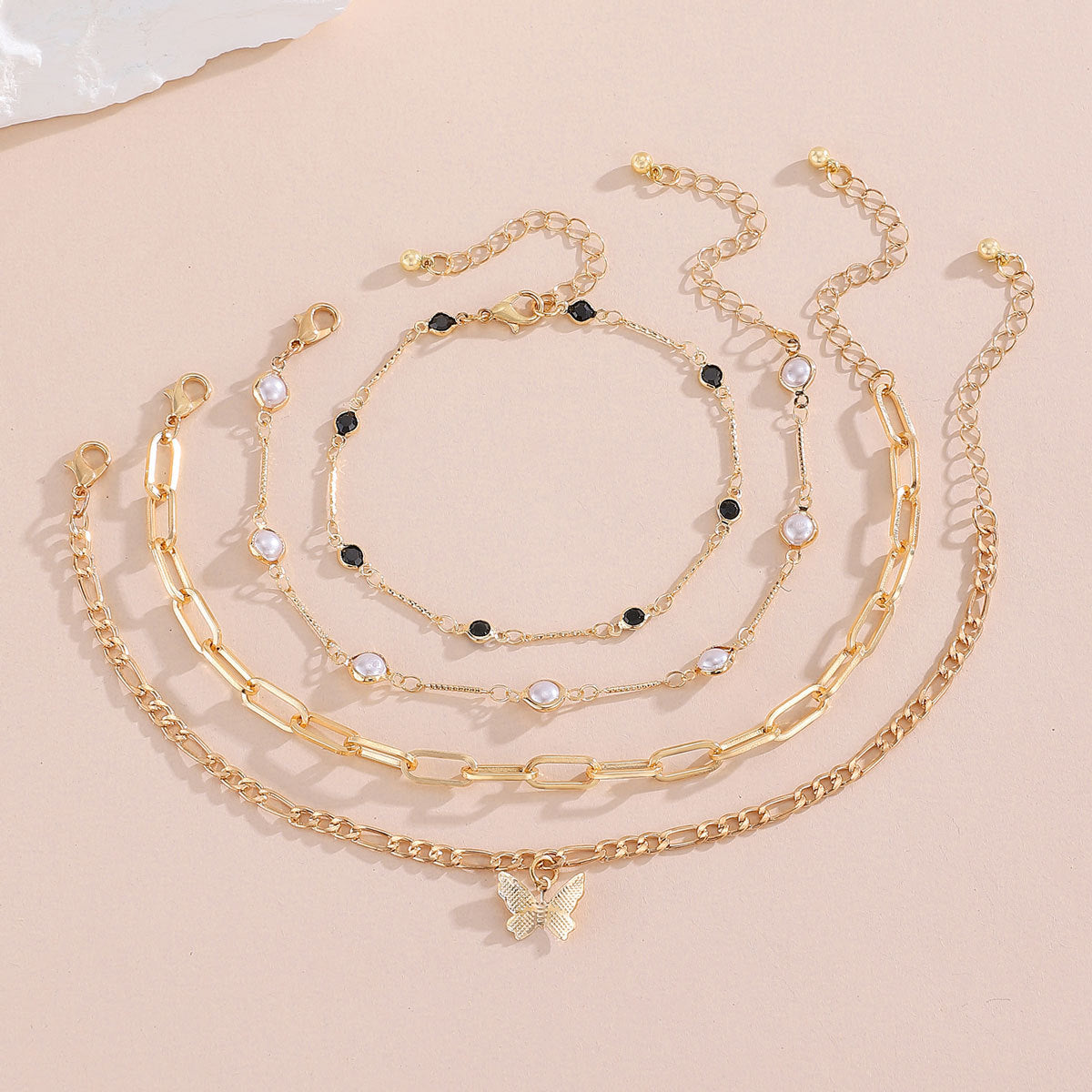 Butterfly Muse Anklet Set