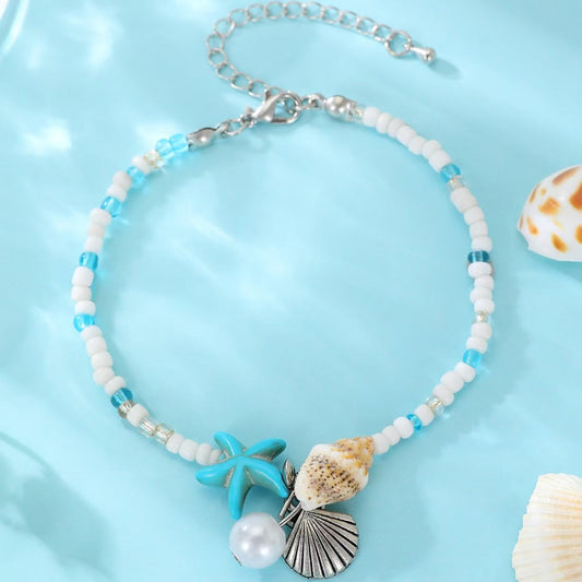 Ocean Breeze Charm Anklet