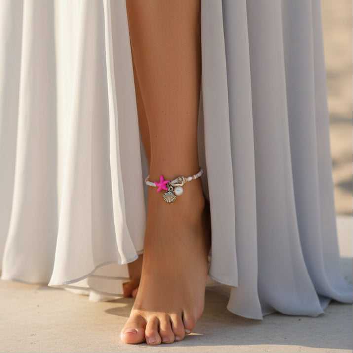 Ocean Breeze Charm Anklet