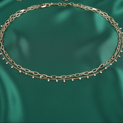Grace Dual-Layer 2-Piece Kamarbandh Waist Chain