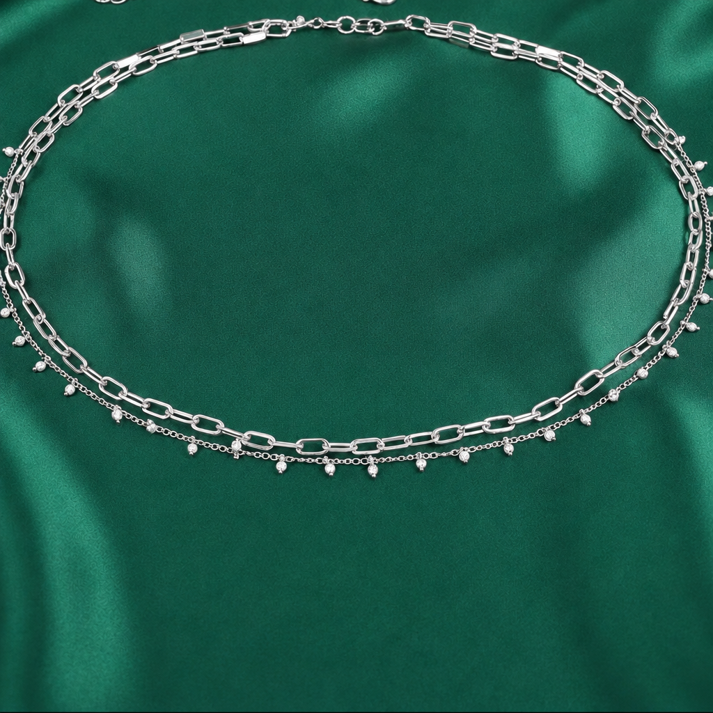 Grace Dual-Layer 2-Piece Kamarbandh Waist Chain