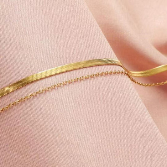Aarohi Dual-Gleam Anklet