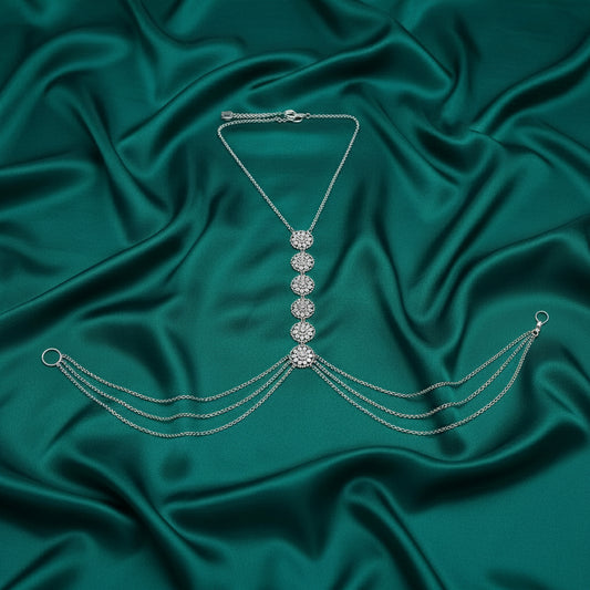 Exotic Medallion Draped Body Chain