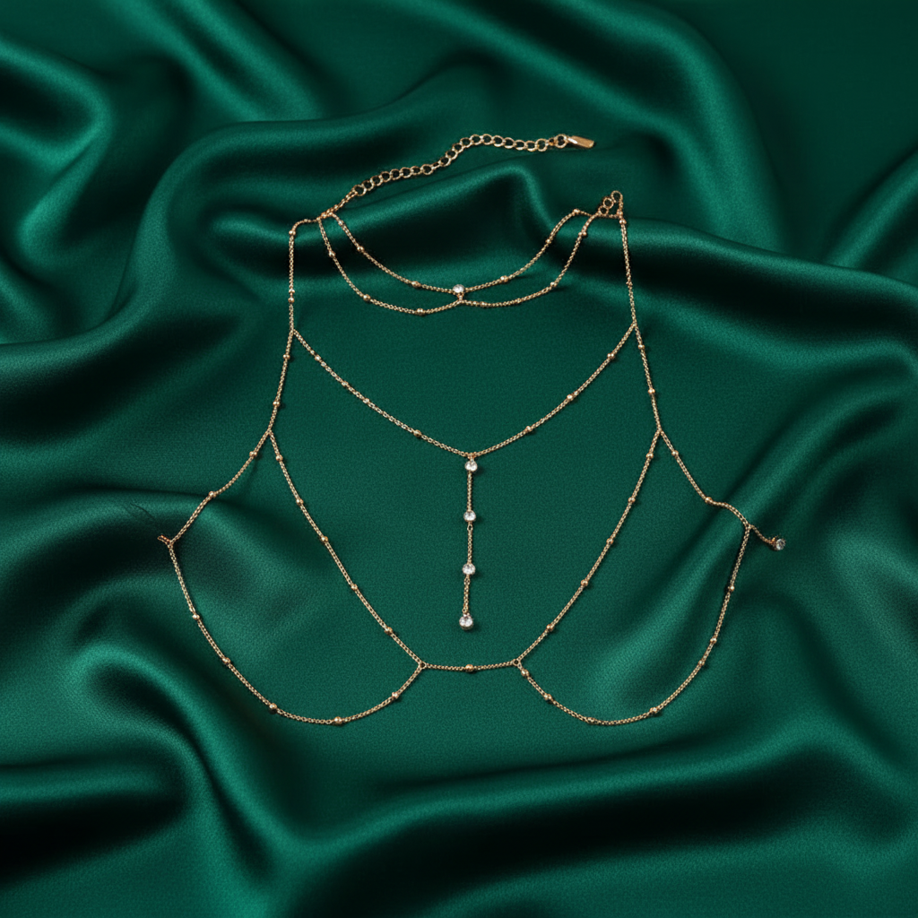 Crystal Embrace set by ReevaTara, three ways to wear